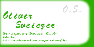 oliver sveiczer business card